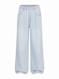 Confident Patchwork Wide Leg Pants-1