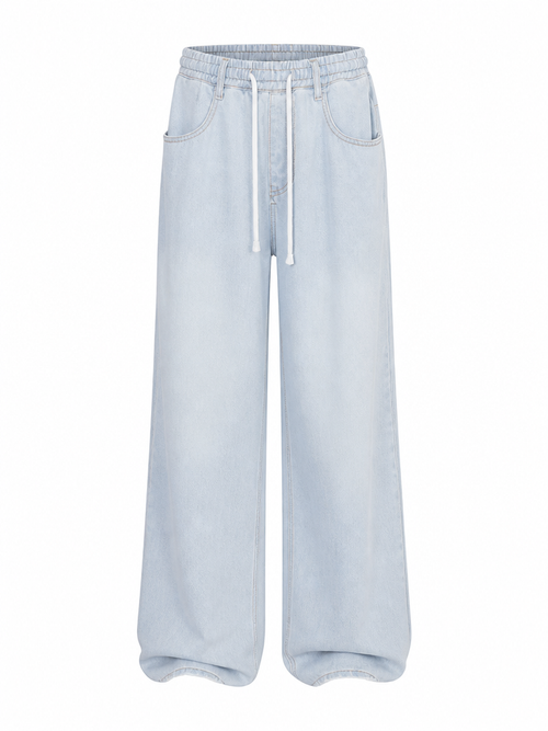 Confident Patchwork Wide Leg Pants-1